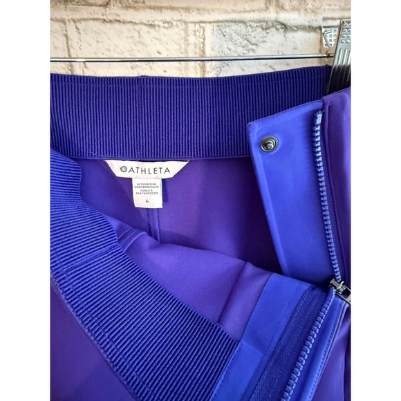 ATHLETA Glacier Snow Skinny High Rise Pant Blue Size 6 lined winter Soft Shell - Picture 7 of 9